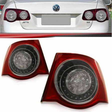 Lanterna Traseira Led Jetta 2007 2008 2009 10 Bicolor Canto